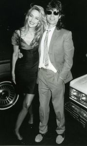 Mick Jagger, Jerri Hall 1988 NJ.jpg